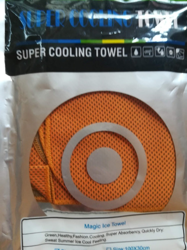 Toalla Fría Microfibra Deportiva 30x80 Secado Rápido Towel