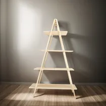 Comprar Estante Escalera 4 Niveles Pino Trupan Mdf Evento Decoracion