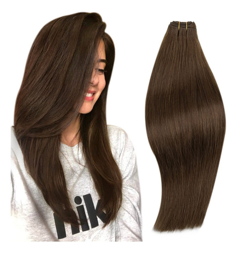 Runature Extensiones De Cabello Humano Con Trama Para Coser,