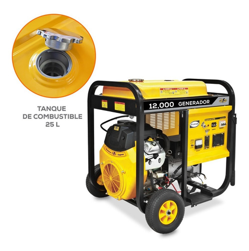 Generador Monofásico Evans 12,000w Motor Thunder 22hp