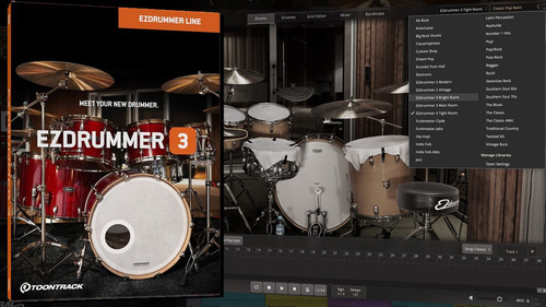 Ezdrummer 3 Torrent V3.0.6 + Expansions (Usado)