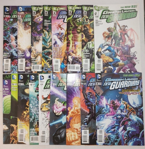 17 Cómics Greenlantern New Guardians Dc Cómics Idioma Inglés