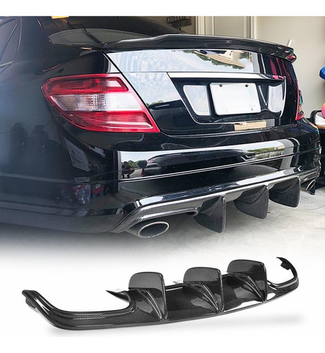 Difusor Trasero De Fibra De Carbono Para Mercedes Benz C63 A