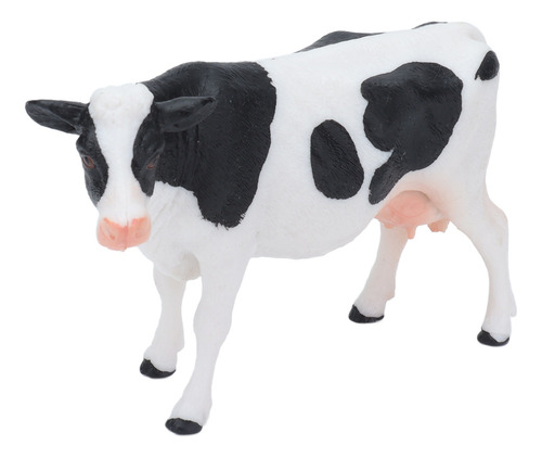Figura De Ganado Simmental, Plástico, Vaca Realista, Color B