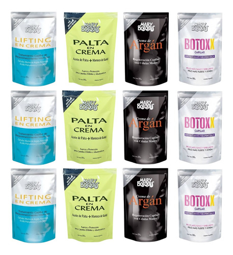 Mary Bosques Bottox + Lifting + Argan + Palta Dp 250ml X3