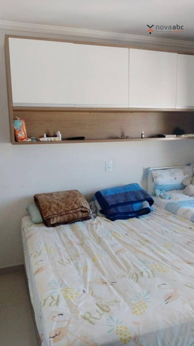 Cobertura Com 2 Dormitórios À Venda, 63 M² Por R$ 425.000,00 - Vila Humaitá - Santo André/sp - Co0969