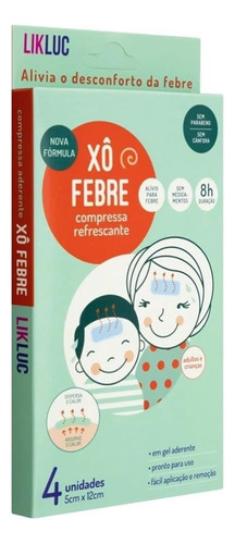 Xo Febre Compressas Refrescantes Para Alivio Da Febre Likluc
