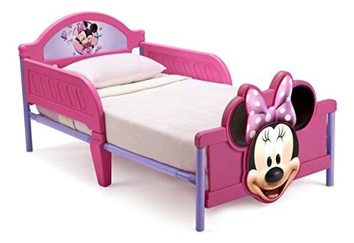 Delta Niños 3d-pie De Cama Cuna, Disney Minnie Mouse