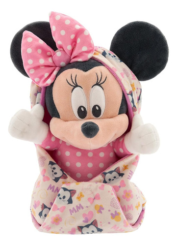 Disney Peluche De Minnie Mouse En Swaddle Babies - Pequeño 1