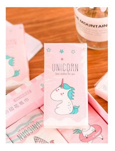 Pañuelos Faciales Unicornio Set 12 Piezas Desechables