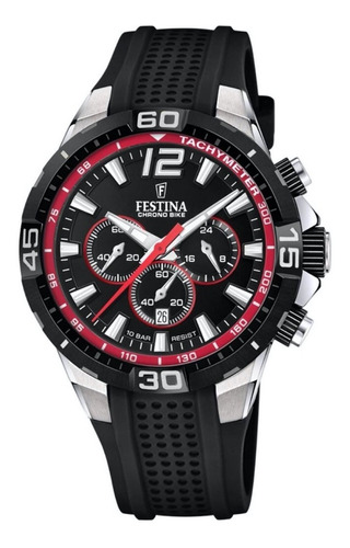 Reloj Hombre Festina Cronógrafo F20523.2 Silicona Sumergible