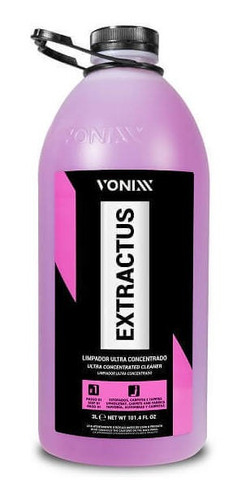 Extractus Limpador Ultra Concentrado 3l Vonixx