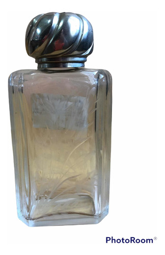 Frasco Perfumero Antiguo, Cristal Cortado