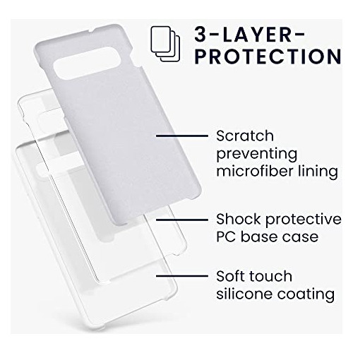 Funda Para Galaxy S10 Blanco Tpu Silicon-02