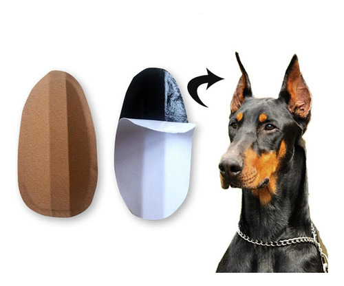 2 Pegatinas Para Soporte De Orejas De Perro, Dóberman