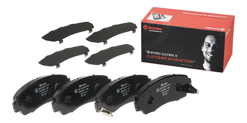 Balatas Bajos Metales Del Honda Cr-v 07 Al 16 Brembo