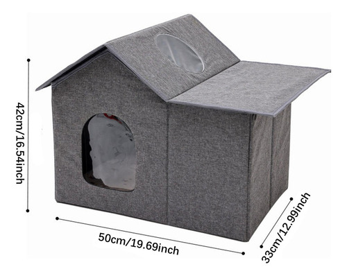 Refugio Para Gatitos, Casa Para Gatos, Casa Cálida Para