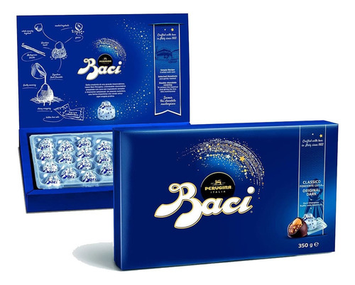 Baci Bombones Italianos Chocolate Original 3un X 350g