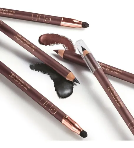 LAPIZ PARA OJOS CON DIFUMINADOR UNA DE NATURA (NEGRO)