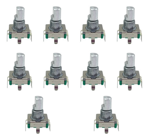 Kit 10 Potenciômetro Encoder 12,5mm Pioneer Positron Buster