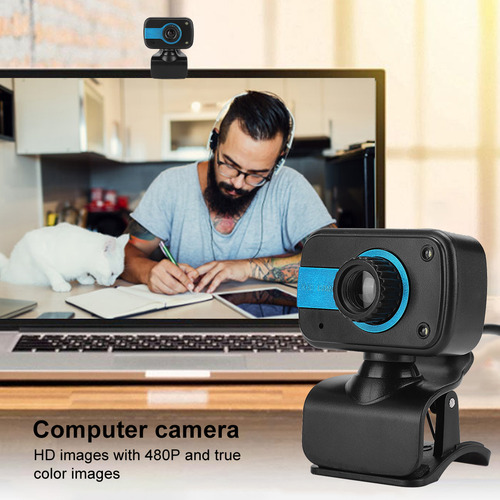 Cámara Web Para Computadora De Hd Rotación De 360 Grados