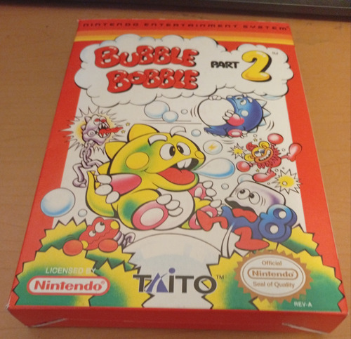 Bubble Bobble Part 2 (solo Caja Custom) Nintendo Nes (Reacondicionado)