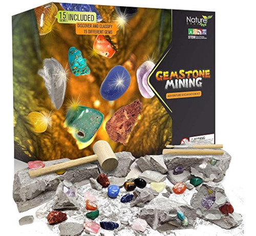 Kit De Excavación De Piedras Preciosas Para Niños