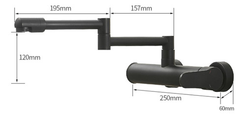 Grifos De Cocina Plegables Telescópicos Black Brass 360 New