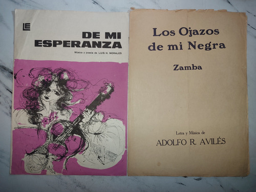 Imagen 8 de 10 de Antiguas Partituras Folclóricas Vidala Zambas Ian 500