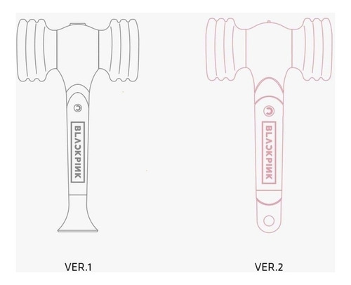 A Martillo Blackpink Lightstick Oficial V2 Kpop 0