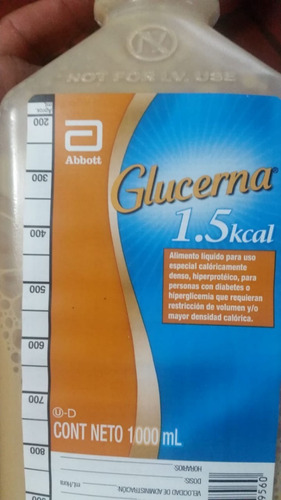 Glucerna 1.5  Kcal X 1000ml - L a $7000