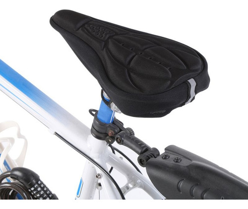 Cubre Sillín Asiento Bicicleta Gel Deportivo/ Forcecl Color Negro