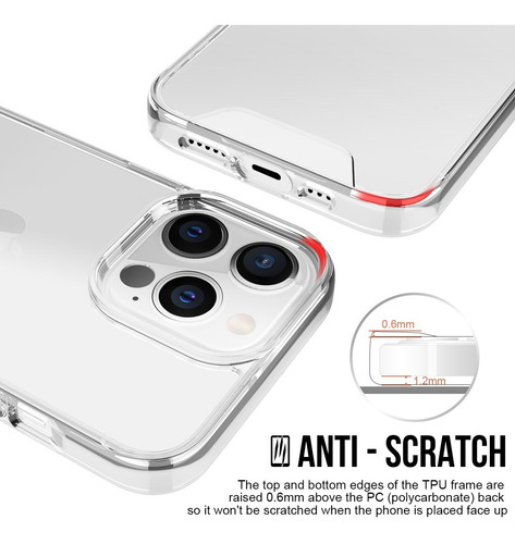 Imagem 3 de 5 de Capinha Celular Space Shock Para iPhone 13 Pro Max