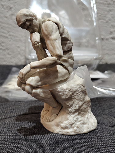 The Thinker El Pensador Figma Plaster Blanco Figura (Usado)