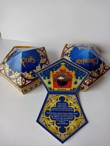 Caixa Harry Potter Sapo De Chocolate Lembrancinha 40 Peças