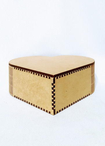 Caja Corazón Bombones San Valentin - Mdf / Fibrofacil