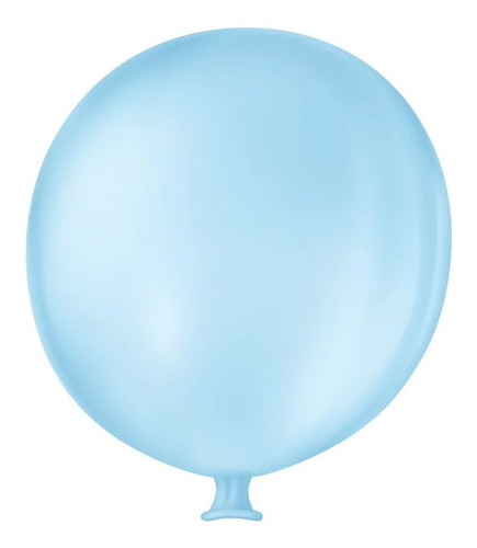 Balão De Festa Gigante - 35 89cm - Azul Baby - 01 Unidade