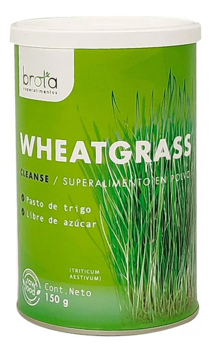 Wheatgrass Orgánico En Polvo - Cleanse - Brota 150g