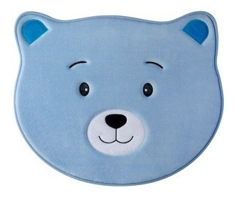 Tapete Infantil Antiderrapante Animais Urso Azul