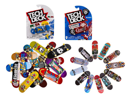 Tech Deck Skate Dedos Set 1 Patineta Completa 96mm Aleatorio