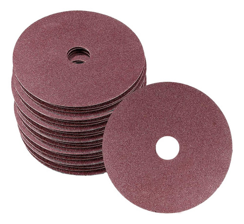 Kit 10 Disco Lixa Esmerilhadeira Lixadeira Grão 24 180mm