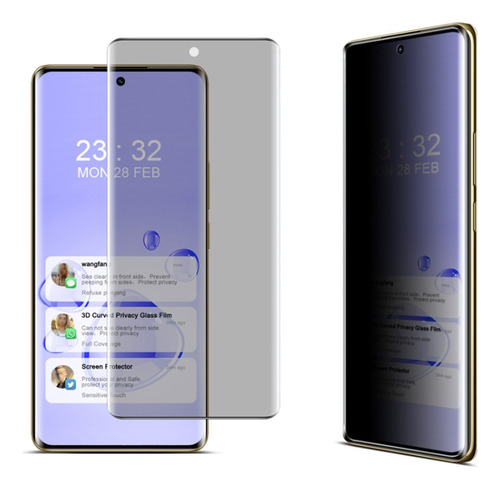 Película De Vidrio De Privacidad 3d Para Realme 12 Pro 5g/12