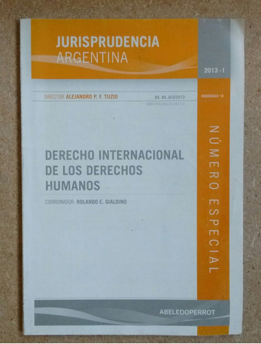 Jurisprudencia Argentina 10/3 2013 Derechos Humanos Gialdino