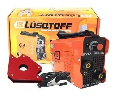 Soldadora Inverter Lusqtoff Iron 100 + Escuadra Combo