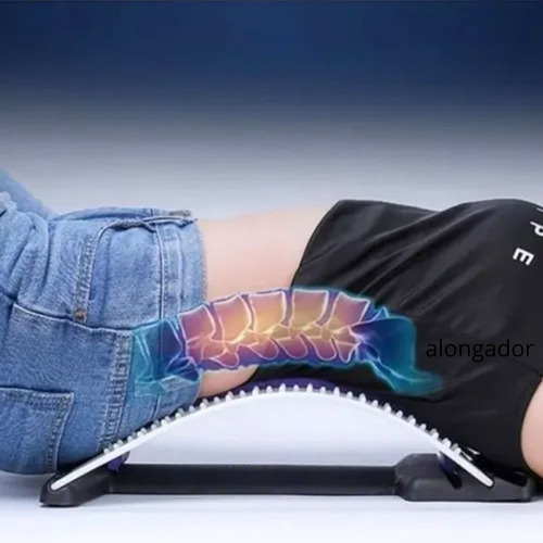 Massageador Para Coluna Aparelho Alongamento Das Costas.