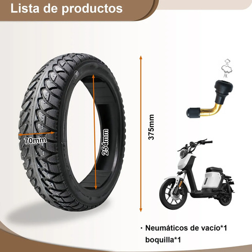 Neumáticos 14x2.50 (64-254) Neumáticos Sin Cámara Piezas Bmx Negro