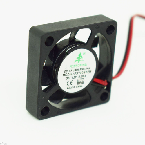 5 Enfriamiento Brushless Dc Fan 30x30x6mm 3006 12v 0.08a 2pi