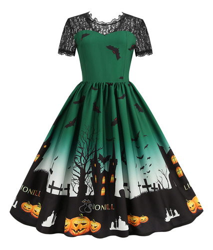 Vestido De Encaje De Halloween Para Adultos Goddess Ball