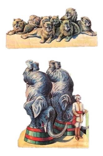 Antiguas Figuritas Alemanas Circo Cromos 1920. 54289