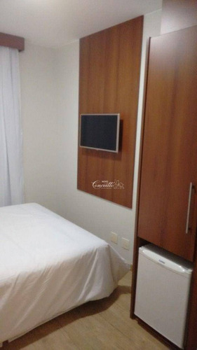 Imagem 4 de 14 de Flat Com 1 Dormitório À Venda, 18 M² Por R$ 215.000,00 - Santa Paula - São Caetano Do Sul/sp - Fl0001